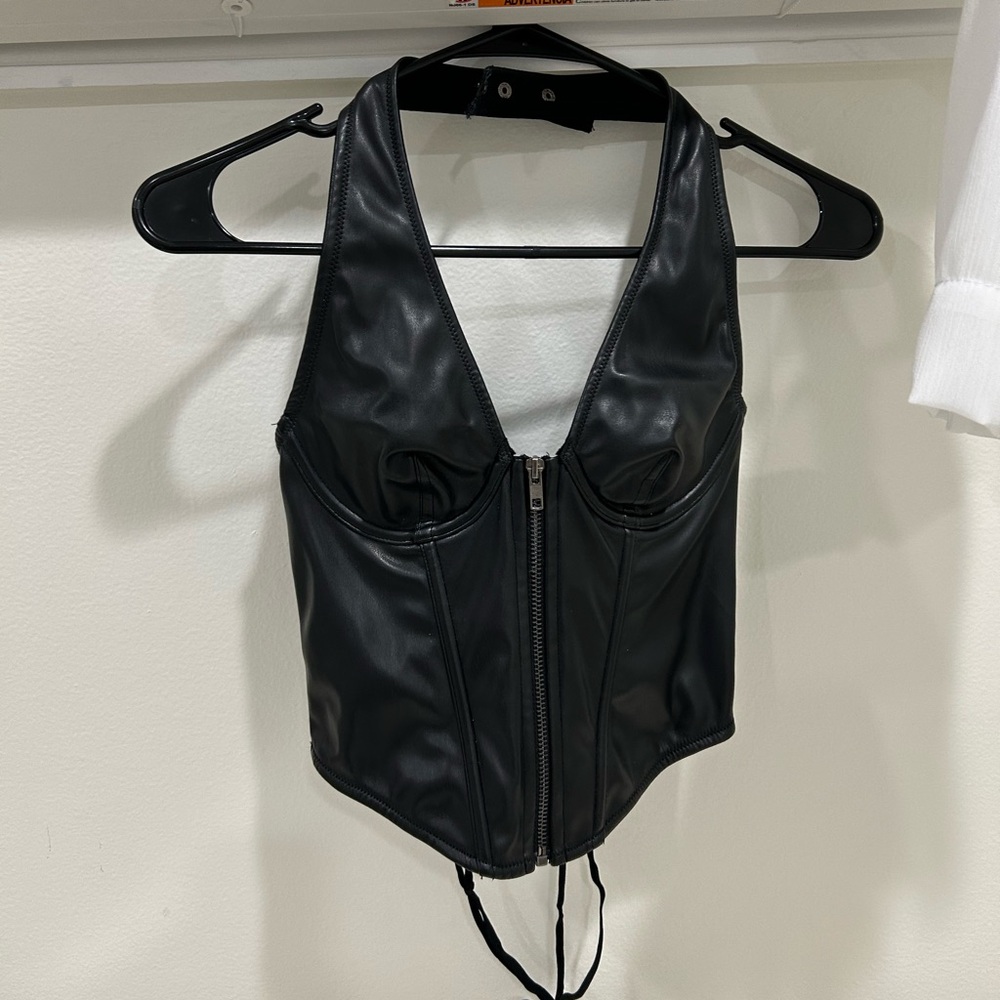Urban Outfitters leather corset